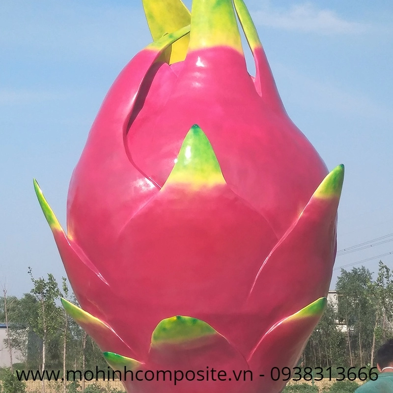 mo hinh composite theo yeu cau gia re tai hcm4 1 1539 - Mô hình quả thanh long cao 1000mm